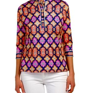 Gretchen Scott Haveli mandarin top